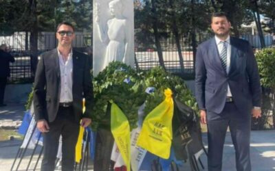 Νέα Φιλαδέλφεια: Η Ερασιτεχνική ΑΕΚ κατέθεσε στεφάνι στο Μνημείο Ηρώων