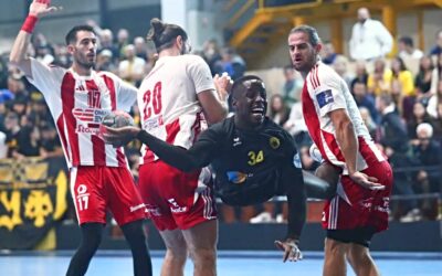 ΑΕΚ – Ολυμπιακός Oμιλος Ξυνή  28-27 Τα HIGHLIGHTS του αγώνα (VIDEO)